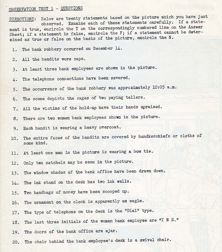 OBSERVATION TEST PG3