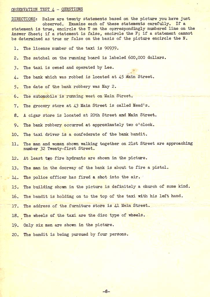 OBSERVATION TEST 4 SIDE 2