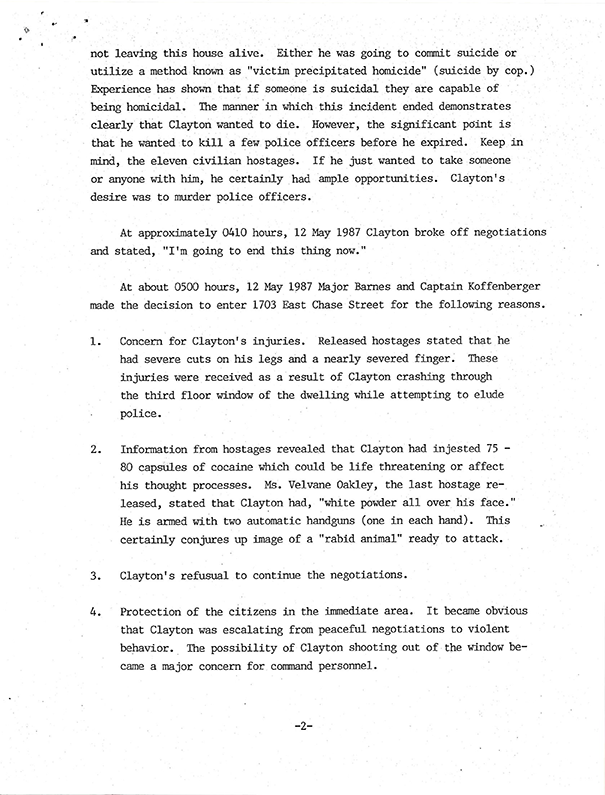 Chase St. Hostage Incident Commendation 3