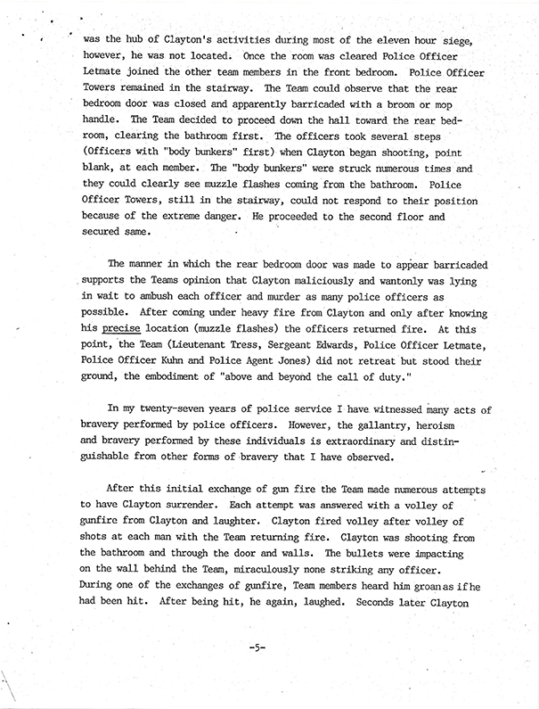 Chase St. Hostage Incident Commendation 6