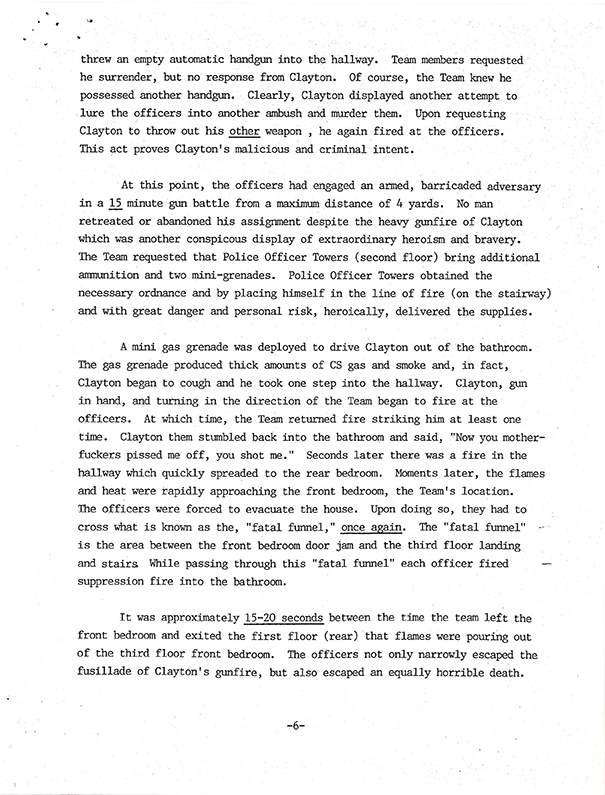 Chase St. Hostage Incident Commendation 7